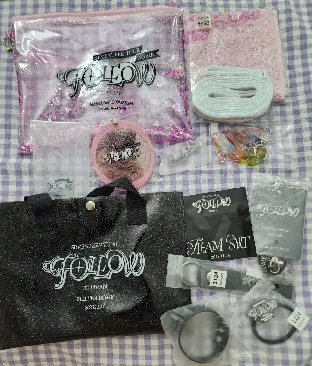Seventeen NEW Japan Concert Goods Deco Bag | Bunjang Global